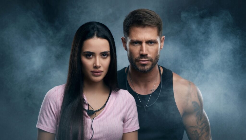 Jordana e Jonas em discussão sobre o Paredão do BBB 26