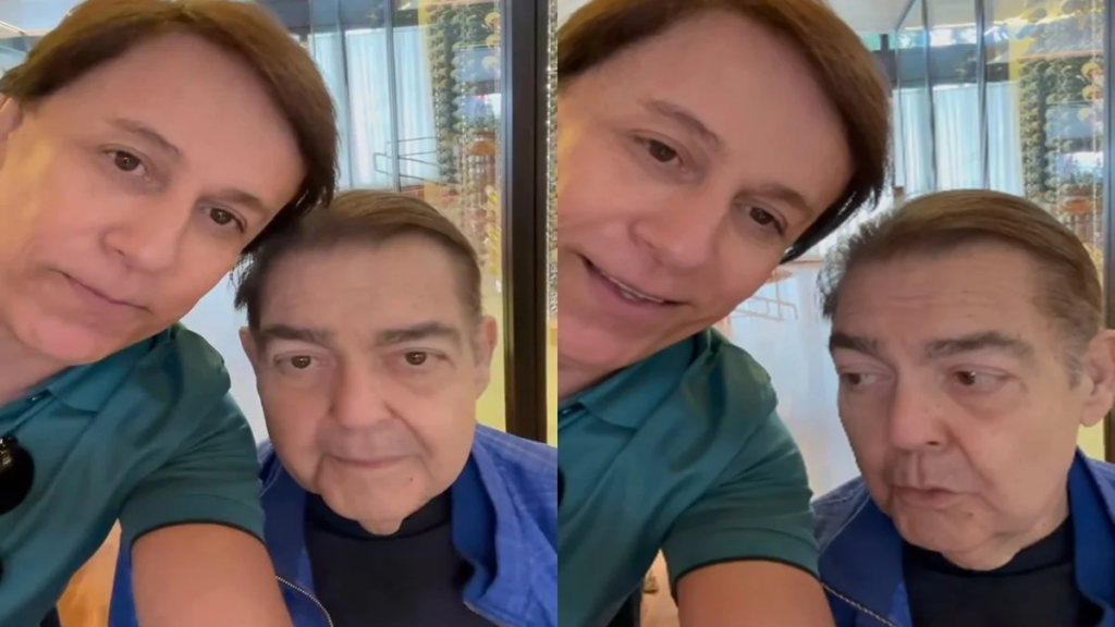 Após afastamento, Faustão surge com Tom Cavalcante: “Agradecendo”