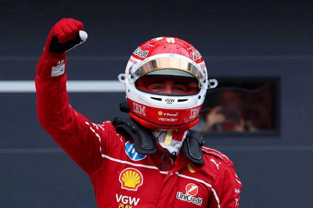 Leclerc supera rivais e leva a Ferrari à vitória no GP da Grã-Bretanha de 2026