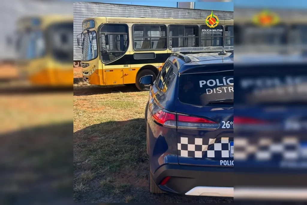 PMDF recupera ônibus escolar furtado em Valparaíso de Goiás