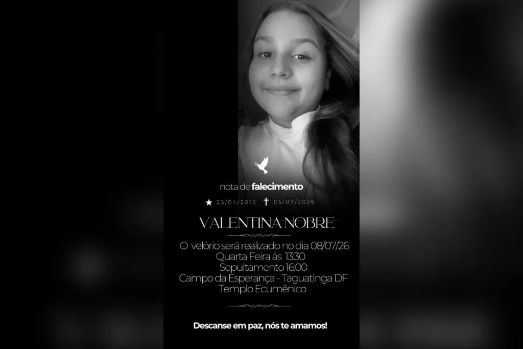 Velório de menina de 11 anos morta por picada de escorpião ocorre nesta quarta no DF