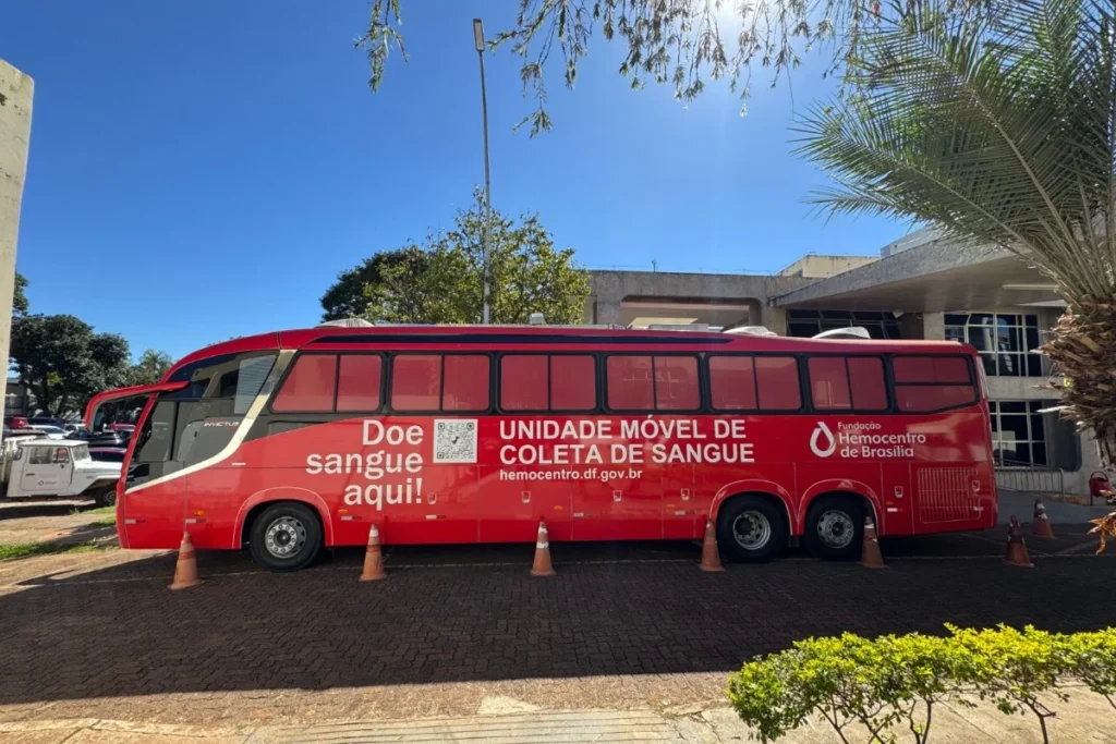 Hemocentro leva unidade móvel a Sobradinho II para coleta de sangue nesta quinta-feira