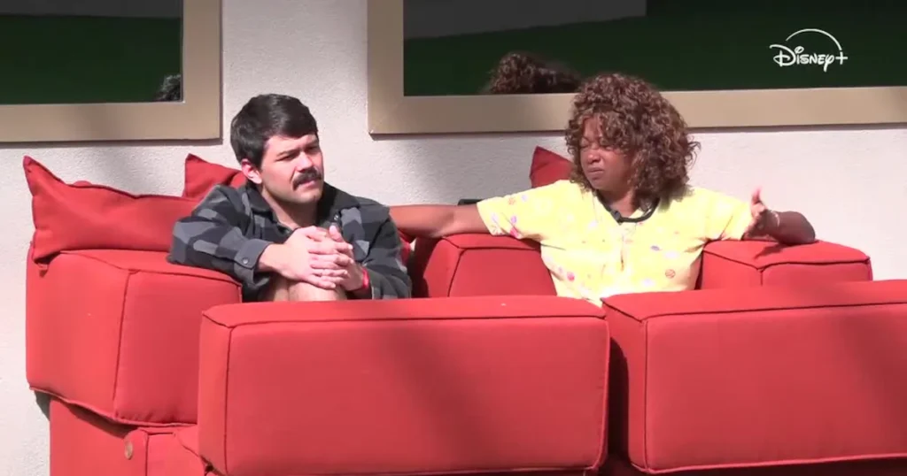 Sheila provoca Matheus ao discutir possível final com Bianca em “Casa do Patrão”