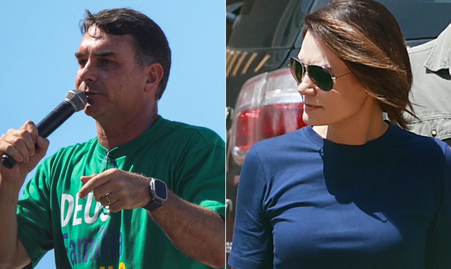 Pesquisa Genial/Quaest: 64% dos bolsonaristas apontam erro de Michelle ao criticar Flávio