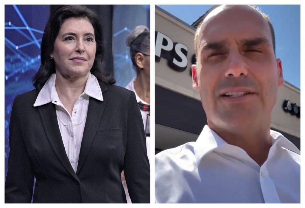 Tebet ataca discurso antivacina de Eduardo Bolsonaro e vincula negacionismo ao clã durante surto de sarampo em SP