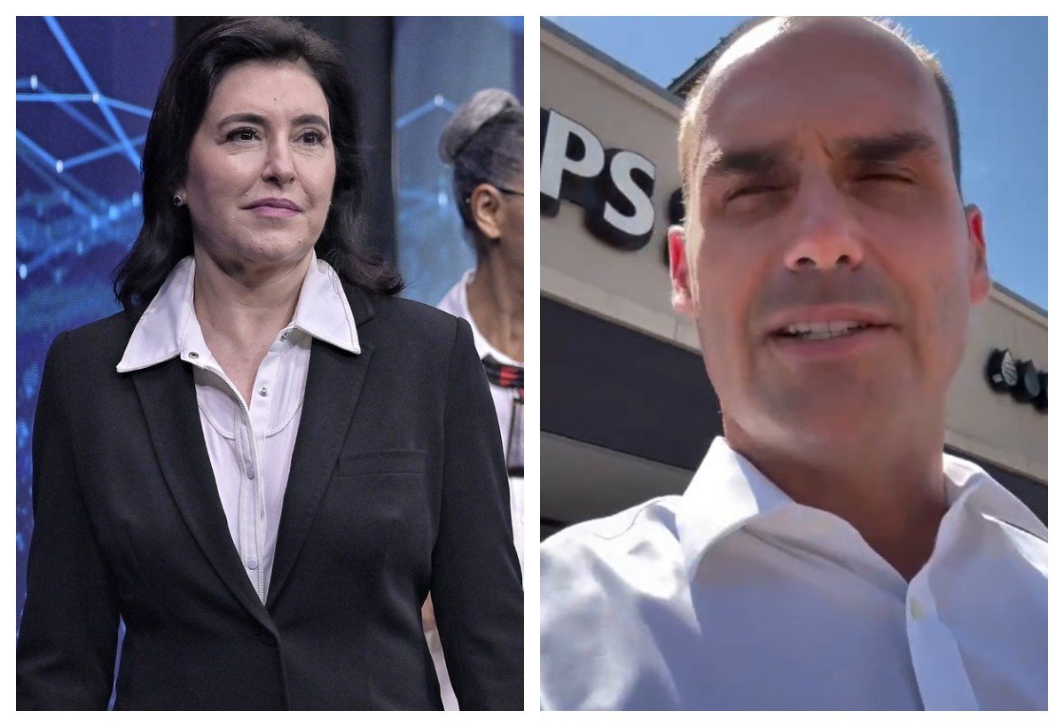 Tebet ataca discurso antivacina de Eduardo Bolsonaro e vincula negacionismo ao clã durante surto de sarampo em SP - Imagem do artigo