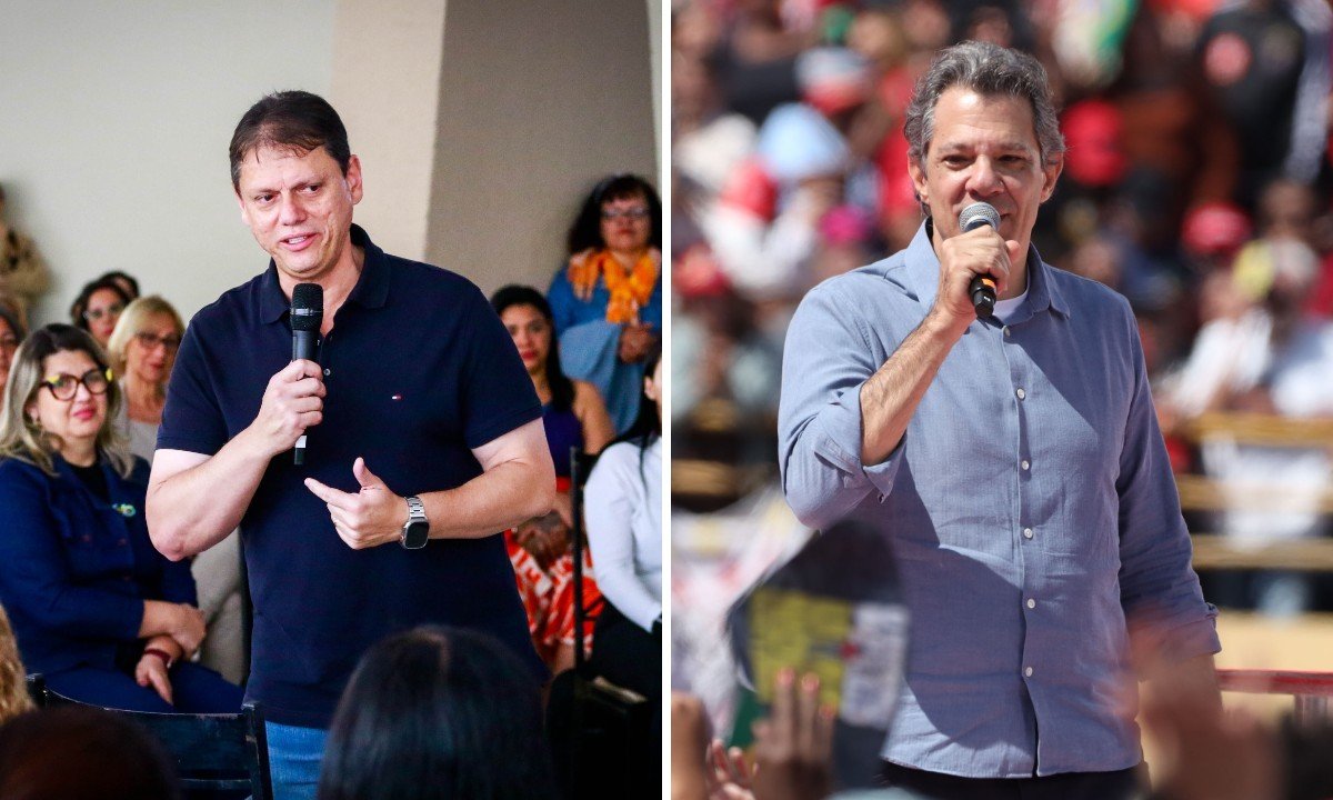 Tarcísio e Haddad abrem corrida ao Palácio dos Bandeirantes com atos simultâneos na Grande SP - Imagem do artigo