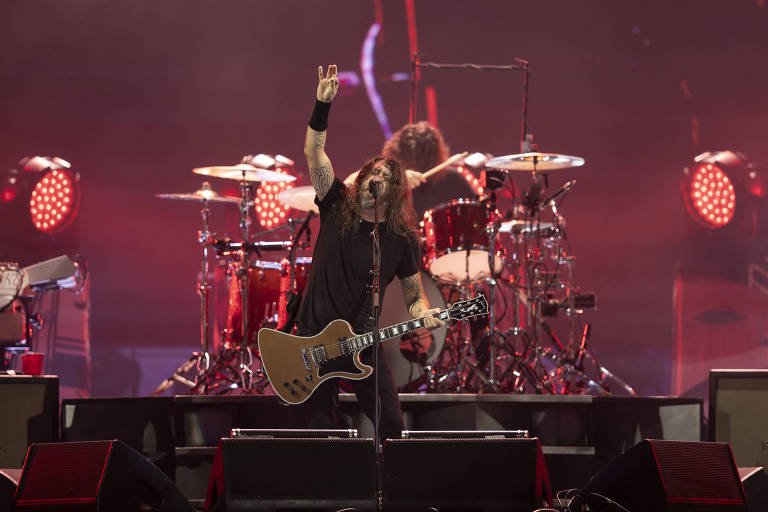 Foo Fighters reencontra fôlego no Rock in Rio com novo baterista e avalanche de clássicos - Imagem do artigo original