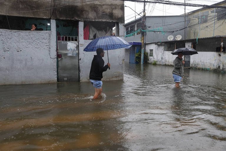 Chuva perde força em São Paulo, mas Defesa Civil mantém alerta para rios cheios e solo encharcado - Imagem do artigo original