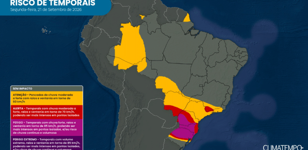 Sob tempestade, helicóptero com o cantor Rick some nos céus de Santa Catarina e mobiliza busca aérea - Imagem do artigo